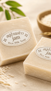 Jam Brand Rice Milk Moisturizing Soap Gluta plus Collagen