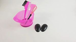 (สินค้าส่งจากไทย) ชุดถ้วยย้อมสีผม 5ชิ้น แปรงย้อม ไม้ตีสี ถ้วยผสมสี ที่ครอบหู มี 3สี