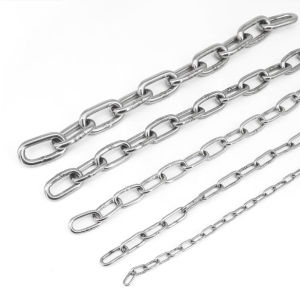 1Meter Stainless Steel Chains Multi-purpose Lifting Chain Industry Weld Binding Chain Pet Traction Metal Chain Rope 2/3/4/5/6mm