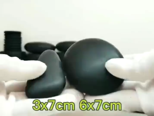1Pc Massage Hot Stone Round SPA Hot Stone Natural Energy Stone Body Facial Massage Therapy Stone