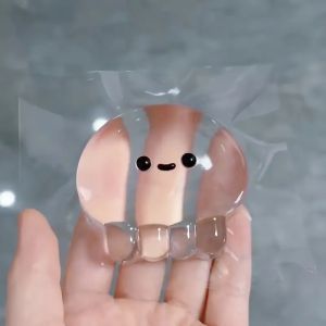 1Pc Transparent Jellyfish Cute and Romantic Mini DIY Squeeze Toy Novelty Super Fun Slow Rebound Party Gifts