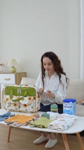 Fashion pregnant woman baby diaper bag large capacity baby bag travel shoulder bag mother bag baby supplies storage