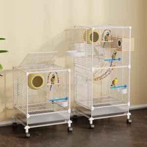 LIWAN | Spacious Splash-Proof Parrot Cage