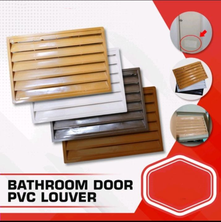 PVC DOOR LOUVER ONLY REPLACEMENT DOOR LOUVER BATHROOM DOOR SINGAWAN NG