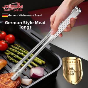 Stainless Steel Heat Resistant BBQ Tongs