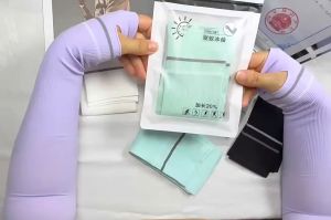 Găng Tay Chống Nắng UV Phối Viền Cổ Tay Mềm Mát - 100style