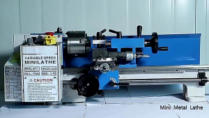 DEKES CJ0618 Automatic Feed Precision Mini Metal Lathe Metalworking Variable Speed Metalworking MIni Lathe