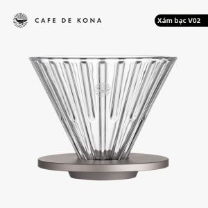 CAFEDE KONA | Cốc Lọc Pha Tràn V60 Nhôm