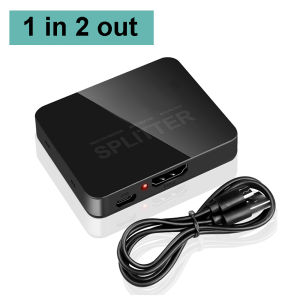 xiede | 1 in 4 out 4K 2K HDMI-compatible Splitter 4x1 HDTV Switch HDMI-compatible Adapter HD Video Switcher for PS4 Xbox DVD PC Laptop
