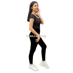 Legging Wanita Import (BLACK/HITAM)  / legging / pakaian senam / fitnes / gym / erobik / yoga