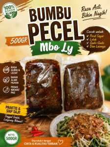 Sambel pecel pedes hot asli Madiun daun jeruk 500gr
