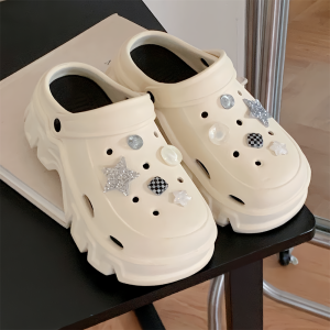 XIXITIAO | Chic Thick-soled Star-shaped EVA Clogs Summer