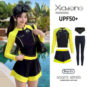 XIAZHIQING | Sun Protection Divided Swimwear Long Sleeves And Pants Slimming Quick-drying Diving Suit