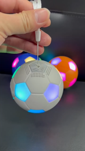 MYWLK Portable Wireless Bluetooth Speaker Creative Football Shape Outdoor Speaker with IPX5 Waterproof TWS Stereo Pairing Support TF Card Perfect for Sports Travel Camping