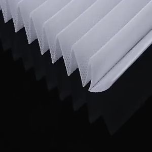 SoraX Adhesive Window Shades Non-woven Fabric Pleated Ze Blinds Roller Room Blackout Curtain for Bedroom