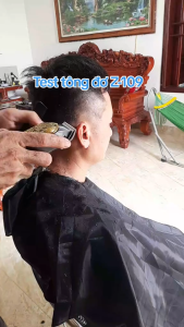 Tông Đơ Cắt Tóc Gia Đình Z-109T Máy Cắt Tóc Đa Năng Lưỡi Thép Siêu Bền Cắt Êm Không Gây Ồn Phù Hợp Mọi Lứa Tuổi