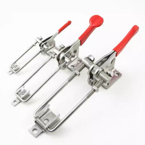 90 Degree Quick Release Clamp Iron Adjustable Metal Anti-Slip Toggle Latch Catch Clasp for Woodworking Press Clamps