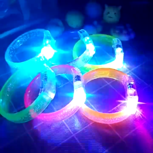 🔥sg STOCK🔥Led Luminous Bracelet Fluorescent Concert Party Props Cheering Supplies Lights LED Bubble Ring Glowing Bracelet Light