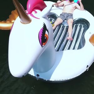 Pelampung Renang Super Jumbo Flamingo & Unicorn PVC Friendly - Art Home