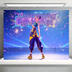 Potdemiel | Phông Nền Trang Trí Tiệc Sinh Nhật Nhóm Nhạc Nữ Kpop Siêu Sao Màu Hồng Đạo Cụ Chụp Ảnh Cho Fanclub Ca Sĩ Vũ Công Chất Liệu Vinyl