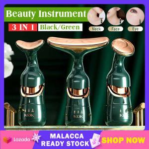 3 in 1 Electric Neck Face Eye Lifting Massager Essence Face Cream Introducer Skin Tighten Lifting Anti-Aging Wrinkle Remover Beauty Tool