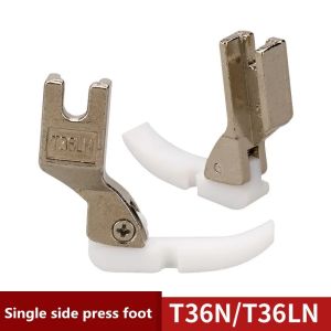 1PC T36N T36LN Narrow Zipper Presser Foot Left And Right Single Side Of Flat Car Industrial Machine Plastic Sewing Accessories