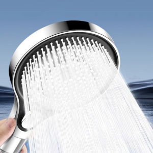 หัวฝักบัว 4 โหมด พร้อมไส้กรอง แบบมือถือ ประหยัดน้ำ หัวฉีดขนาดใหญ่ พ่นแรงดันสูง อุปกรณ์ห้องน้ำ