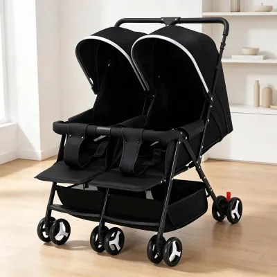 Stwins | Double Seating and Laying Foldable Baby Stroller