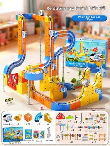 XIDIQI | Đồ Chơi Giáo Dục Sáng Tạo Đường ray Khối Từ Tính Cho Trẻ Em