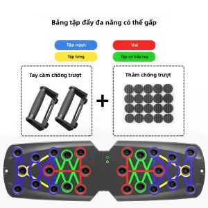 Bảng Tập Đẩy Đa Năng Chống Trượt Dụng Cụ Tập Luyện Tại Nhà Cho Ngực Tay Vai - Giá Đỡ Tập Luyện Thể Dục Chuyên Nghiệp