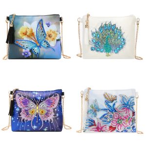 1 DIY diamond painting handbag handcrafted butterfly painting set diamond art wristband clutch ladies art and craft gift