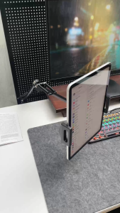 COOBOWE Lazypod Tablet Smartphone Bracket Holder HP Boom Arm Tripod Adjustable Angles 360° Rotasi Overhead Shot Mobile Phone/Tablet Stand for 4.7-13inch