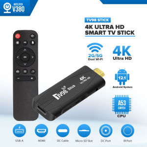 Intelper MXQ Pro TV98 Stick TV Stick Support 2.4G / 5G Dual WiFi Android 12.1 Ultra HD 4K Smart TV Box 8GB Rockchip 3228A Quad Core Media Player TV Receiver