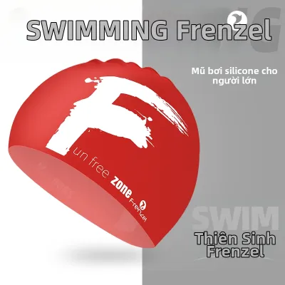 FRENZEL | Mũ Bơi Silicone Chống Thấm Nước Bảo Vệ Tai Dành Cho Người Lớn