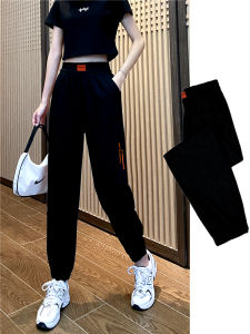 High Waist Womens Sports Pants Straight Leg Loose Fit Casual Trousers Spring Summer Autumn New Style Versatile Cuffed Pants