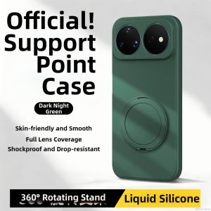 imobile | Silicone Phone Case With Rotatable Stand Anti-Drop