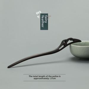 Modern Minimalist High-End Hairpin for Women Traditional Chinese Style Wooden Hair Accessory for Black Hair