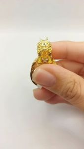 [ TCH ] Nhẫn nam phong thủy kỳ lân  Tubi Cony - Phong cách sang trọng - Mang đi chơi đi tiệc rất đẹp