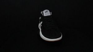 Luckyfanstore Alpha Grey/Black - Sepatu Sneakers Running Sport - D12