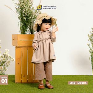 Pakaian Anak Bayi Perempuan Cewe Aira Baby Set Hooflakids