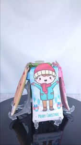 Dompet Panjang 3D Christmas Souvenir Natal Sekolah