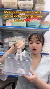Rổ chữ nhật cái quai TỰ LẬP TL930 - 14cm