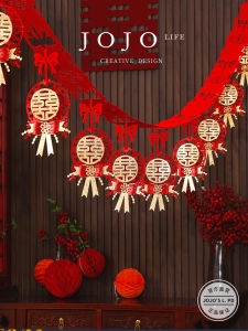 Đồ Trang Trí Cưới Phòng Ngủ Cô Dâu Phòng Khách Đồ Trang Trí Cưới Đồ Trang Trí Cưới PD. L. JOJOs Mr. Grocery Non-woven Room Decor