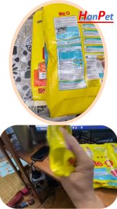 (túi chia 1kg) thức ăn mèo Me-0 (3 vị) Cá ngừ Hải sản cá thu (Túi zip chiết lẻ từ bao 7kg)