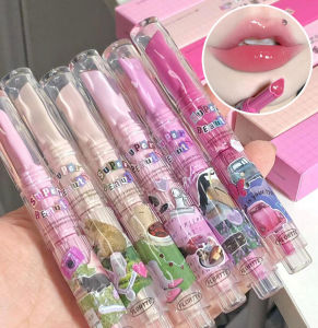 Cappuvini Son môi tình yêu bút gương watergloss Son bóng Son bóng dưỡng ẩm trang điểm đẹp dính môi thạch