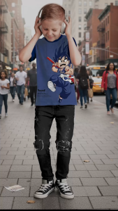 Dragonball Kaos Anak Songoku 3 samapi 10 Tahun Cotton Combed 30s / Pakaian Anak Laki Laki dan Perempuan Unicuts