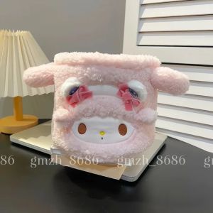 Lovely Foldable Storage Bucket Hello Kitty Bag Desktop Plush Storage Bucket My Melody My Sweet Piano Miscellaneous Storage Bag