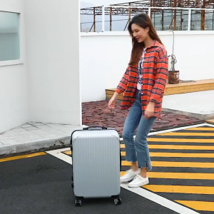 BE 20/24 Inch Classic Cabin Luggage ABS Hard Shell Luggage Lightweight Suitcase With 360° Spinner Wheels