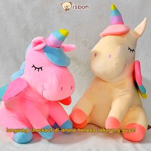 Boneka Unicorn Kuda Pony: Mainan Lucu & Lembut untuk Anak-Anak