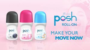 [Paket isi 2] Posh Roll On Deodoran Charcoal Botol 50ml